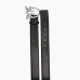 Ремінь жіночий Pinko Love Birds leather belt 3 см з металевою фурнітурою чорний 100125A0F1Z99O
