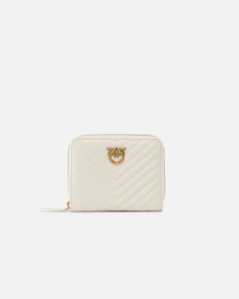 Кошелек женский Pinko Taylor Zip-around в стеганой коже белый 100249A0GKZ14Q Кошелек женский Pinko Taylor Zip-around в стеганой коже белый 100249A0GKZ14Q