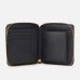 Гаманець жіночий Pinko Square quilted nappa leather zip-around purse в шкірі чорній стьобаній 100249A0GKZ99Q