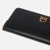 Гаманець жіночий Pinko Zip-around leather purse у гладкій шкірі чорний 100250A0F1Z99Q