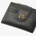 Кошелек женский Pinko гладкая кожа с логотипом черный 103610A0F1Z99Q00001