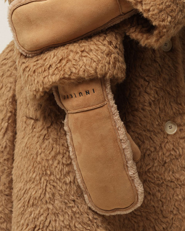 Рукавиці Inuikii Shearling Mitten шкіра вовняні бежевий 1458.308.0011.251