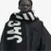 Шарф Jacquemus з натуральної вовни, чорний 226AC435-50007-990