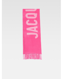 Шарф жіночий Jacquemus з натуральної вовни, рожевий 226AC435-5007-043 Шарф жіночий Jacquemus з натуральної вовни, рожевий 226AC435-5007-043