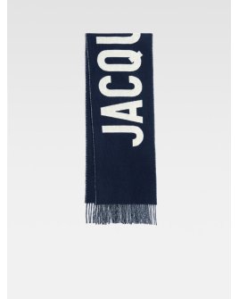 Шарф Jacquemus з натуральної вовни, синій 226AC435-5007-380