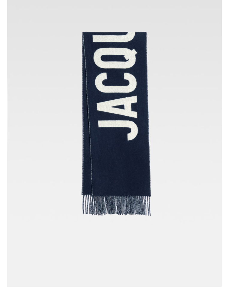 Шарф Jacquemus з натуральної вовни, синій 226AC435-5007-380