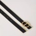 Ремень женский двусторонний Twinset 2 см с логотипом Oval T бело-черный 241TA4120