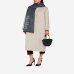 Шарф женский Max Mara Colibri с логотипом шерсть, серый 2426546028600-004