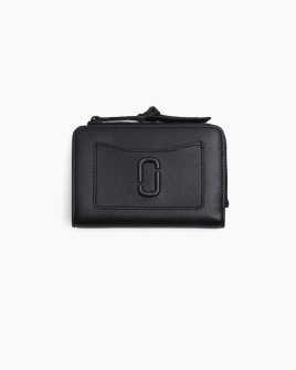 Гаманець жіночий Marc Jacobs The Slim Bifold у гладкій шкірі чорний 2F3SMP050S07001