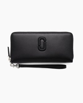Гаманець жіночий Marc Jacobs The Covered J Marc Continental Wallet у гладкій шкірі чорний 2P4SMP013S02001