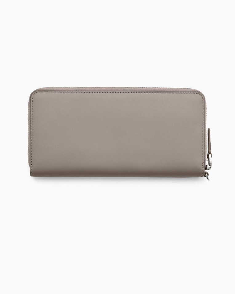 Гаманець жіночий Marc Jacobs The Covered J Marc Continental Wallet у гладкій шкірі сірий 2P4SMP013S02055