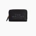 Кошелек женский Marc Jacobs The Leather Mini Compact Wallet в зернистой коже черный 2R3SMP044S10001