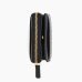Кошелек женский Marc Jacobs The Leather Mini Compact Wallet в зернистой коже черный 2R3SMP044S10001