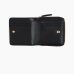 Кошелек женский Marc Jacobs The Leather Mini Compact Wallet в зернистой коже черный 2R3SMP044S10001
