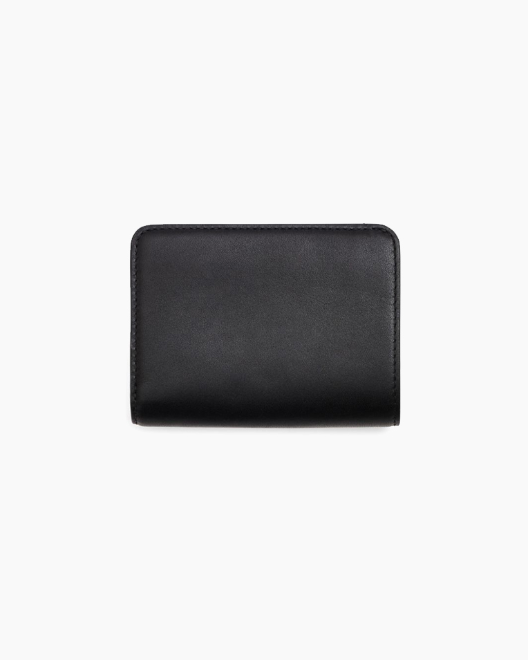 Кошелек женский Marc Jacobs The Covered J Marc Mini в гладкой коже черный 2S4SMP007S02001