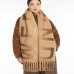 Шарф женский Max Mara Esedra двухсторонний альпака, коричневый 5546044506002