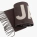 Шарф Jacquemus из натуральной шерсти, коричневый ACU00435AOT4001080