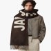 Шарф Jacquemus из натуральной шерсти, коричневый ACU00435AOT4001080