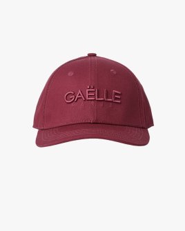 Кепка Gaëlle Paris вишивка бордовий GAACW02464