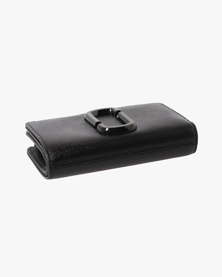 Гаманець жіночий Marc Jacobs Snapshot DTM Compact Wallet у шкіра чорний M0014528001 Гаманець жіночий Marc Jacobs Snapshot DTM Compact Wallet у шкіра чорний M0014528001