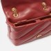 Cумка Pinko medium Love bag Classic Puff Maxi Quilt через плечо с бронзовой фурнитурой в стеганой коже красный 26x19х11 см 100038A0F2B08Q