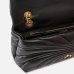 Сумка Pinko Love Bag Puff Medium Butterfly Quilt через плече з бронзовою фурнітурою в чорній стьобаній шкірі 27x19х9 см 100038A1EXZ99Q