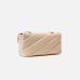 Cумка Pinko medium Love bag Classic Puff Maxi Quilt через плечо с бронзовой фурнитурой в стеганой коже бежевый 26x19х11 см 100038A0F2C50Q