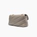 Сумка Pinko medium Love bag Classic Puff Maxi Quilt через плече з бронзовою фурнітурою у стьобаній шкірі сірий 17x11х26 см 100038A0F2I68Q
