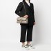 Сумка Pinko medium Love bag Classic Puff Maxi Quilt через плече з бронзовою фурнітурою у стьобаній шкірі сірий 17x11х26 см 100038A0F2I68Q
