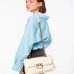 Сумка Pinko medium Classic Love Bag Puff Maxi Quilt через плечо с бронзовой фурнитурой в стеганой коже белая 19x11х26 см 100038A0F2Z14Q