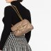 Сумка Pinko Baby Love Bag Puff Сrossbody через плечо с бронзовой фурнитурой в стеганой коже бежевый 18x7х13 см 100040A0F2D01Q