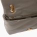 Сумка Pinko Mini Love bag Puff Maxi Quilt через плечо с бронзовой фурнитурой в стеганой коже серый 21x15х9 см 100039A0F2K33Q