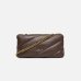 Сумка Pinko Mini Love bag Puff Maxi Quilt через плечо с бронзовой фурнитурой в стеганой коже коричневый 21x15х9 см 100039A0F2L74Q