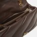 Сумка Pinko Mini Love bag Puff Maxi Quilt через плечо с бронзовой фурнитурой в стеганой коже коричневый 21x15х9 см 100039A0F2L74Q