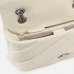 Сумка Pinko Love Puff Mini Cl Sheep Nappa через плече із срібною фурнітурою у стьобаній шкірі біла 21x15х9 см 100039A0F2Z14O