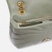 Сумка Pinko Love bag Puff Butterfly mini через плечо с бронзовой фурнитурой в стеганой коже зеленый 21x9х16 см 100039A1EXU84Q