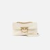 Сумка Pinko Baby Love Bag Puff Sheep Nappa через плечо с бронзовой фурнитурой в стеганой коже белый 13x6.5х18 см 100040A0F2Z14Q