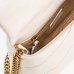 Сумка Pinko Baby Love Bag Puff Sheep Nappa через плечо с бронзовой фурнитурой в стеганой коже белый 13x6.5х18 см 100040A0F2Z14Q