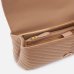 Сумка Pinko Classic Lady Love Bag Puff Chevron через плечо с бронзовой фурнитурой в стеганой коже бежевая 17x8х26 см 100043A0GKD01Q