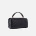 Сумка Pinko Classic Lady Love Bag Puff Chevron через плече з бронзовою фурнітурою в чорній стьобаній шкірі 17x8х26 см 100043A0GKZ99Q