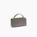 Сумка Pinko Mini Lady Love Bag Puff Chevron через плечо с бронзовой фурнитурой в стеганой коже серый 26x7х26 см 100044A0GKK33Q