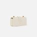 Сумка Pinko Mini Love Bag One Simply через плечо с бронзовой фурнитурой в гладкой коже белый 14x6х21 см 100059A0F1Z14Q