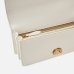 Сумка Pinko Mini Love Bag One Simply через плечо с бронзовой фурнитурой в гладкой коже белый 14x6х21 см 100059A0F1Z14Q