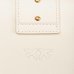 Сумка Pinko Mini Love Bag One Simply через плечо с бронзовой фурнитурой в гладкой коже белый 14x6х21 см 100059A0F1Z14Q