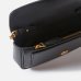 Сумка Pinko Pocket Love Bag One Simply через плечо с бронзовой фурнитурой в гладкой коже черная 12x3х20 см 100061A0F1Z99Q