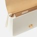 Сумка Pinko Classic Love Bag One Top Handle через плечо с бронзовой фурнитурой в гладкой коже белая 25x8х18 см 100066A0F1Z14Q