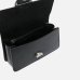 Сумка Pinko Mini Love Bag One Top Handle через плечо с серебряной фурнитурой в гладкой коже черная 15x9х20 см 100071A0F1Z99O