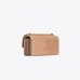 Сумка Pinko Mini Love Bag One Chevron через плече із золотою фурнітурою у стьобаній шкірі бежевий 12x7х21 см 100074A0GKD01Q