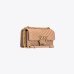 Сумка Pinko Mini Love Bag One Chevron через плече із золотою фурнітурою у стьобаній шкірі бежевий 12x7х21 см 100074A0GKD01Q