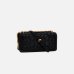 Cумка Pinko Tracolla Love Bag One Mini через плечо с бронзовой фурнитурой в стеганой коже черный 21.5x6х12.5 см 100074A1XHC99Q